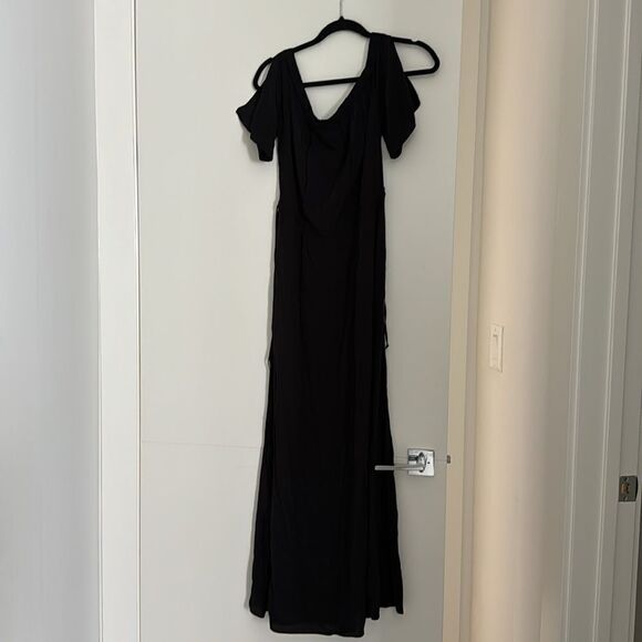 & Other Stories maxi long dress in black size size 34 (4 fits like XS S - Picture 4 of 7